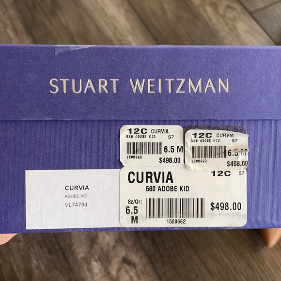 Stuart Weitzman Curvia Pump - nude 6.5 - Picture 6 of 6